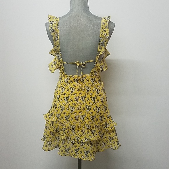 Ruffle Detail Mini Dress - Picture 3 of 8